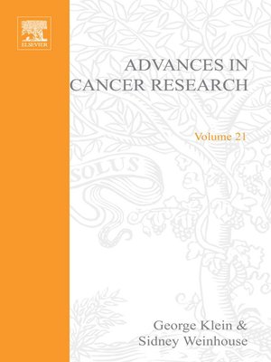 cover image of Advances in Cancer Research